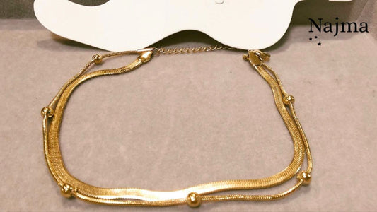 A Touch of Gold Anklet