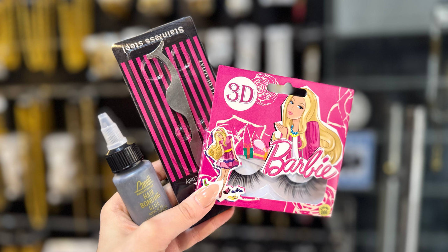 مجموعة رموش باربي 3D