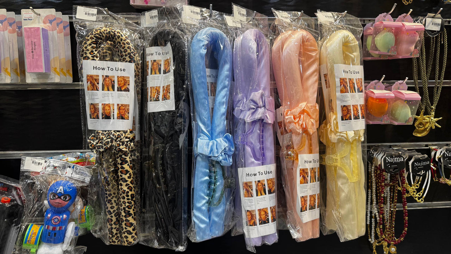 أداة تجعيد الشعر بدون حرارة