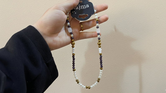 عقد خرز لولي&ستانلس