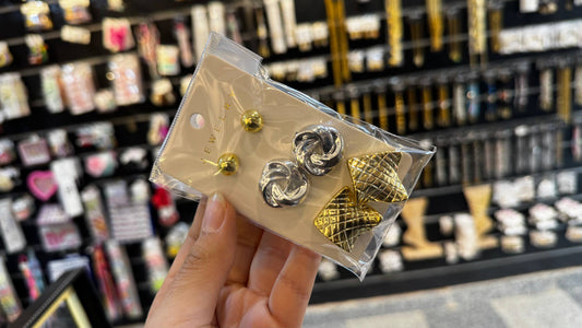 طقم 6 حلق اكسسوار