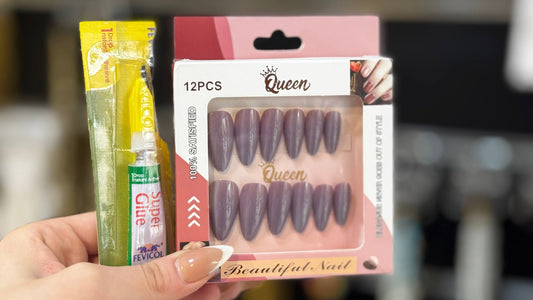 طقم اظافر تركيب+سوبر جلو