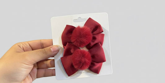 مشبك شعر فيونكة فروية